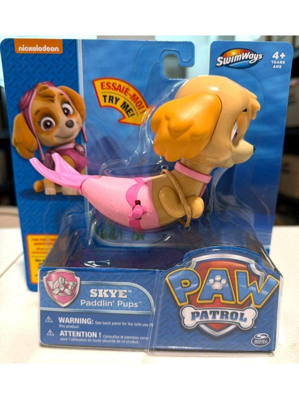New Skye Paw Patrol Paddlin Pups Pool Toys